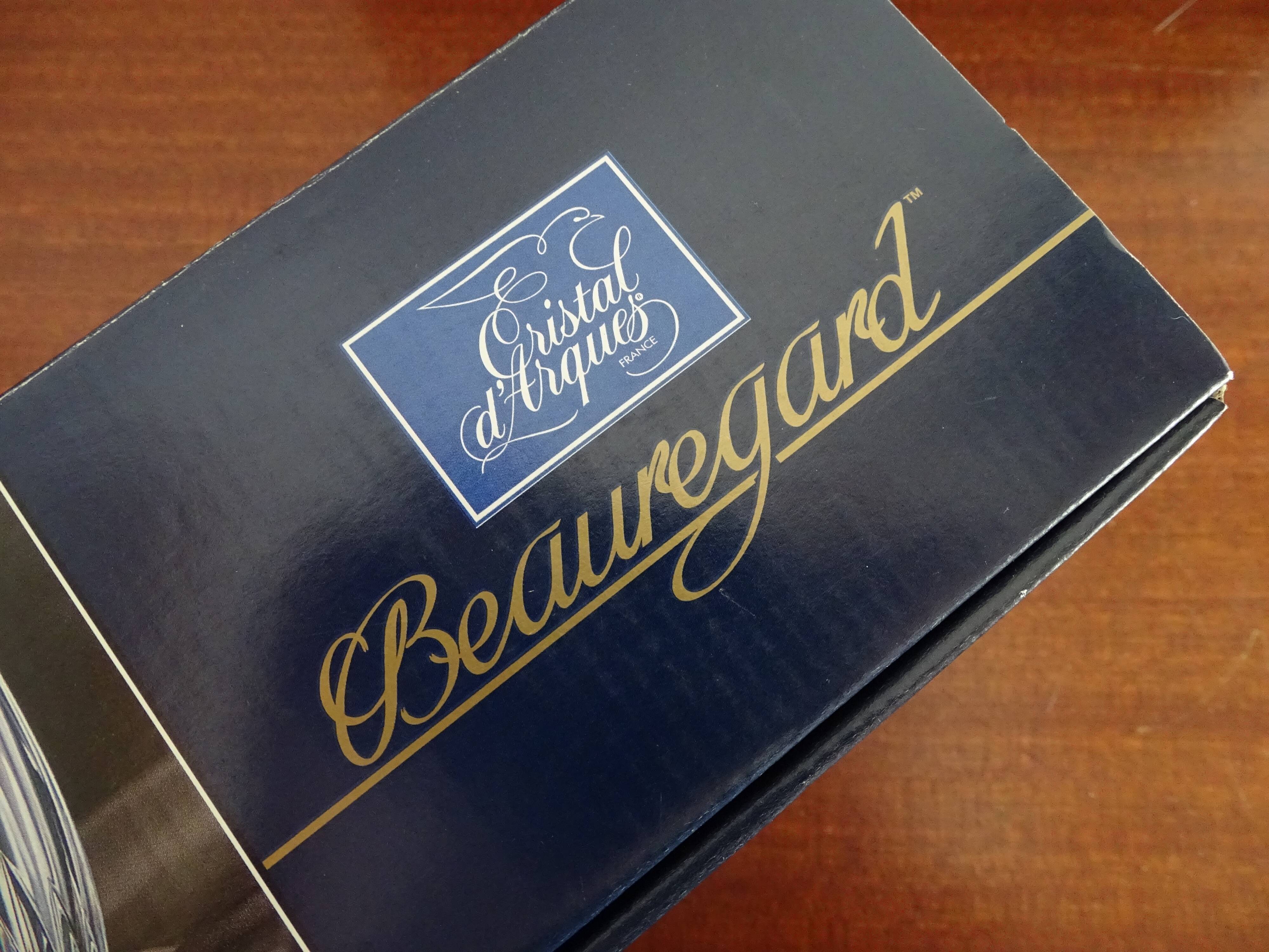 6 verres whisky cristal d'Arques Beauregard en boite