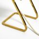 Great Mid Century metal bedside lamp with brass base by Kaiser Leuchten