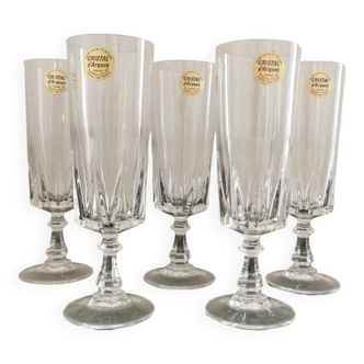 5 flûtes champagne neuves