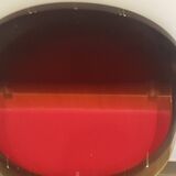 Pair of half-moon bedside tables 60 years