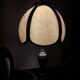 Tin lamp, stained glass, mushroom