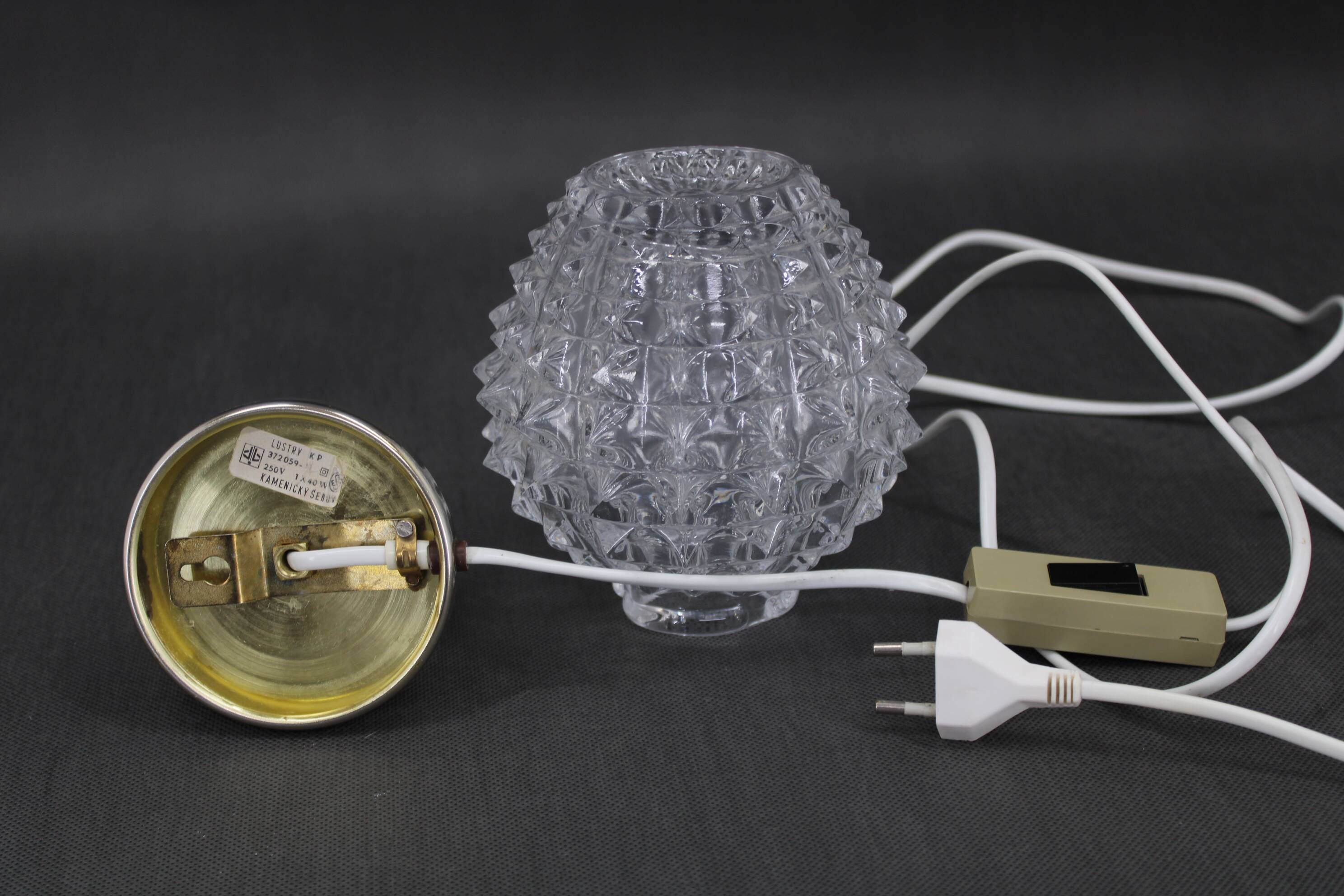 1970s Table Lamp by Kamenicky Senov ,Czechoslovakia