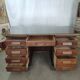 Bureau administration 9 tiroirs vintage