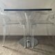 Ensemble Philippe Starck Kartell table à manger Top Top et 2 fauteuils Louis Ghost