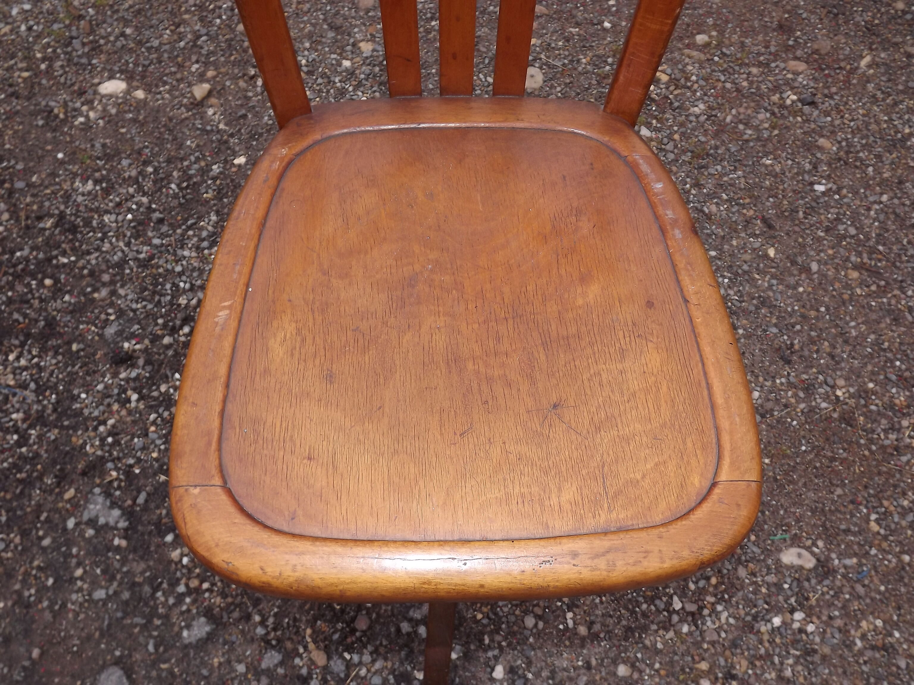 Office chair american 30s oak