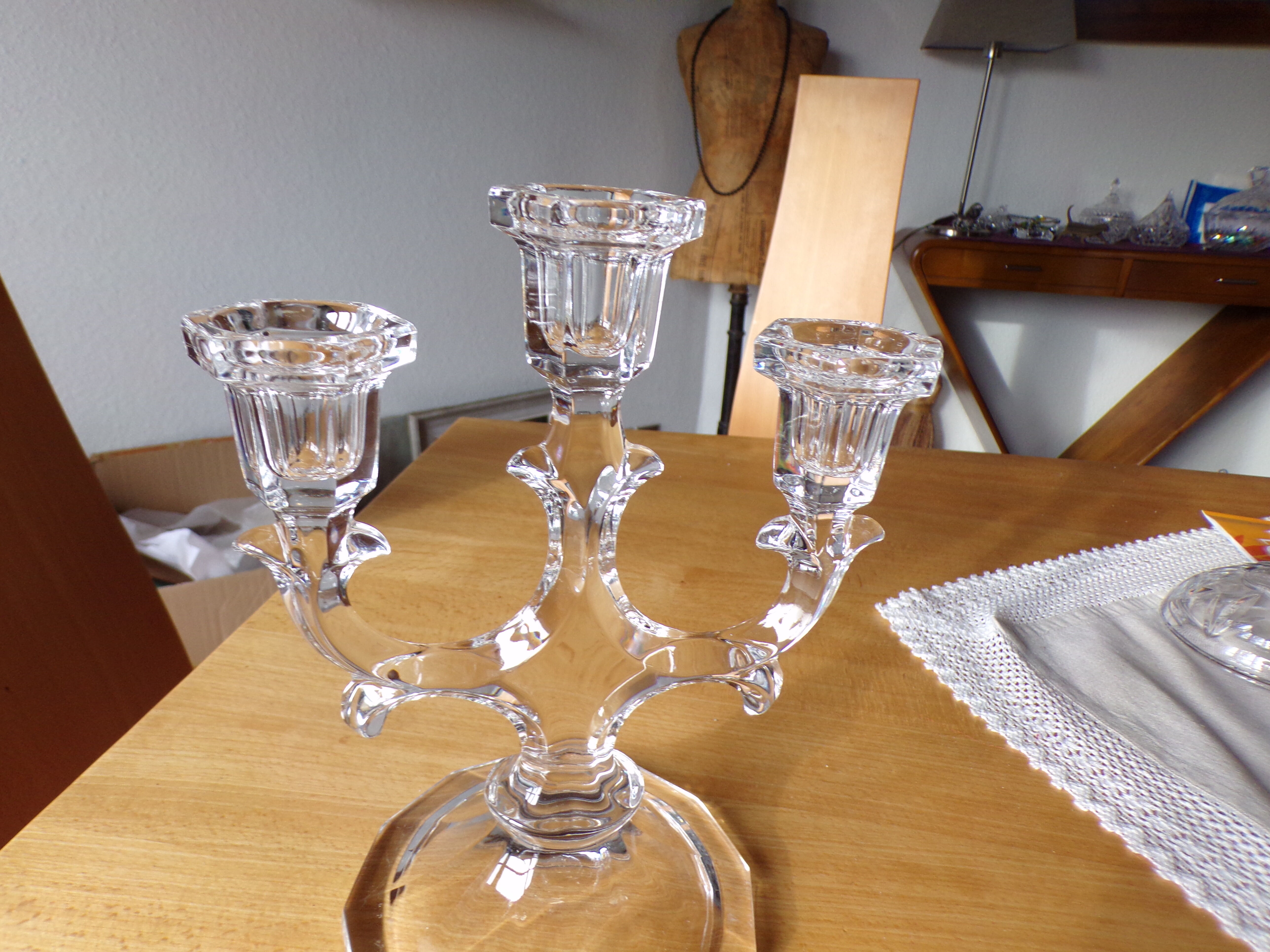 Candelabre 3 crystal fires