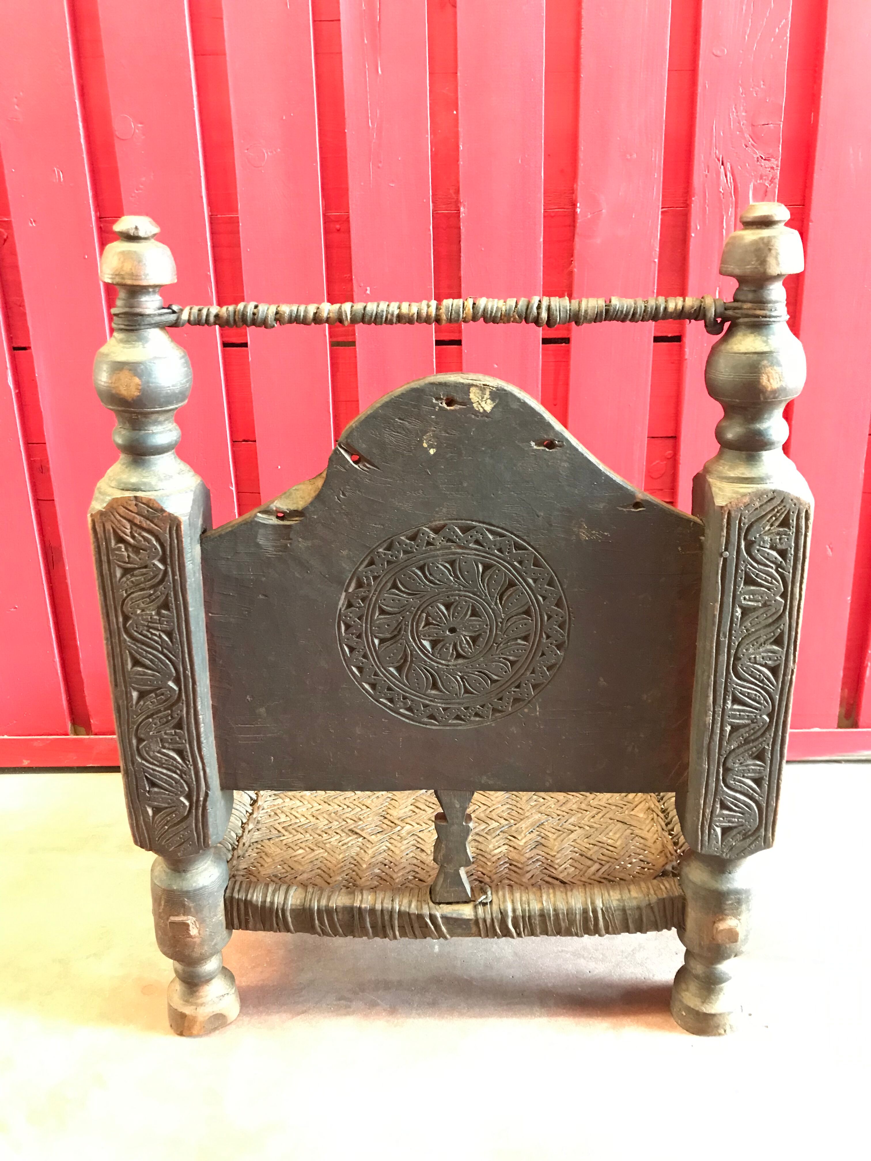 Low chair, walnut wood pakistan
