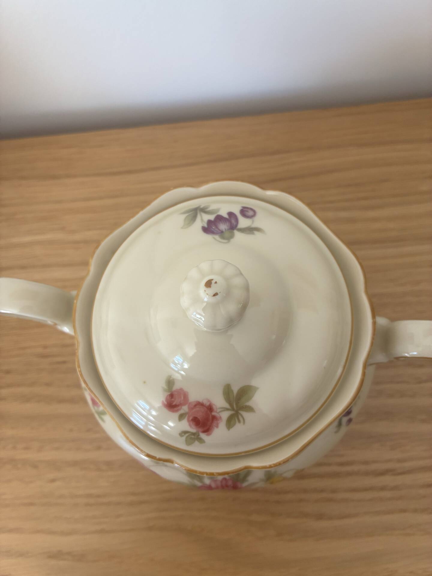 Sucrier et pot à lait vintage