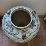 Indonesian jar in glazed earthenware