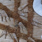 Bird and foliage tapestry stamped from the 70s