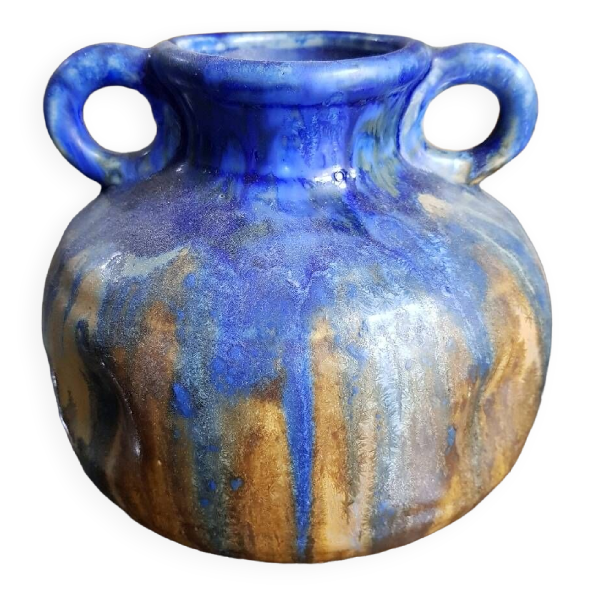 Old pottery ceramic jar