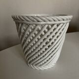 Ceramic pot cover from Bassano 1960 numbered Italian work