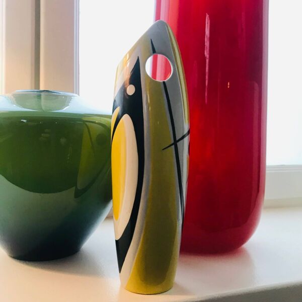 Vase Vintage • ''Wasp'' • János Török • Zsolnay • 1950
