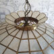 Vintage mother-of-pearl pendant lamp