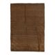 Vintage Turkish Hand-Knotted Wool Cotton Brown Kilim Area Rug 130x187