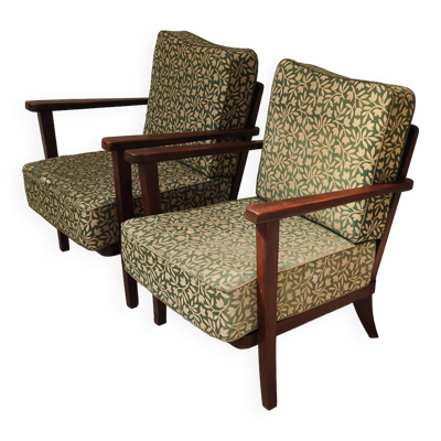 Paire de fauteuils art déco Ziara pravenec