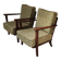 Paire de fauteuils art déco Ziara pravenec