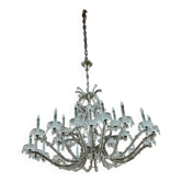 Italian chandelier in Murano style – 24 lights – glass and crystal