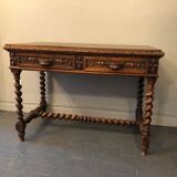 Carved wooden desk