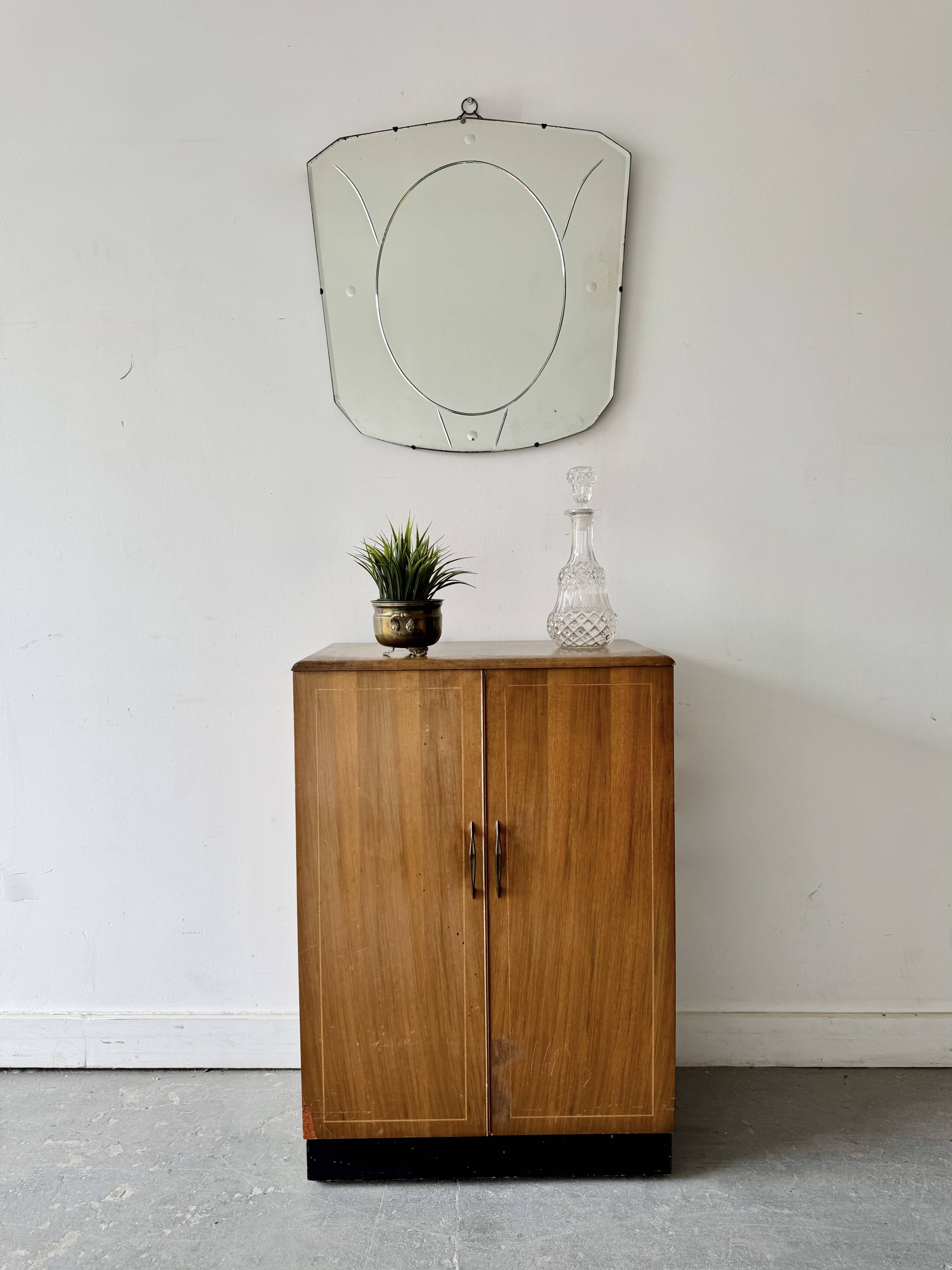 Vintage Beveled Wall Mirror