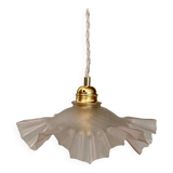Vintage frosted glass lampshade pendant lamp
