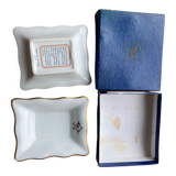 Set of 2 vintage butter dish