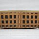 Années 1950-60, canapé danois 3 places, état d'origine, coton/laine, bois de hêtre.