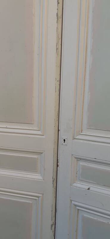 Pair of old cupboard doors h233x86cm each