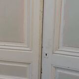 Paire de portes de placard h233x86cm chacune ancienne