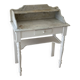 Shabby chic wooden and marble dressing table