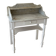 Shabby chic wooden and marble dressing table