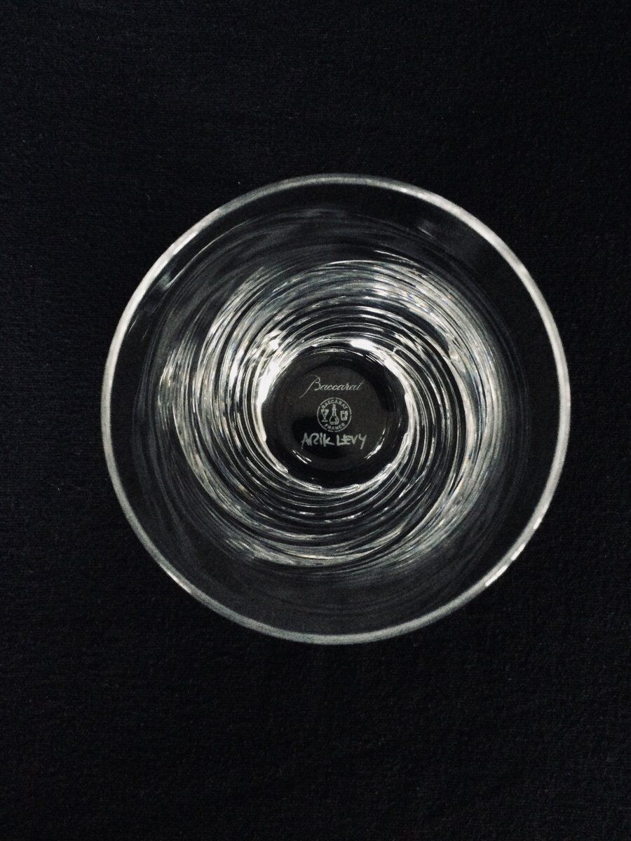 Set of 6 Baccarat and Arik Levy glasses