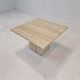 Italian coffee table in travertine, 1980s