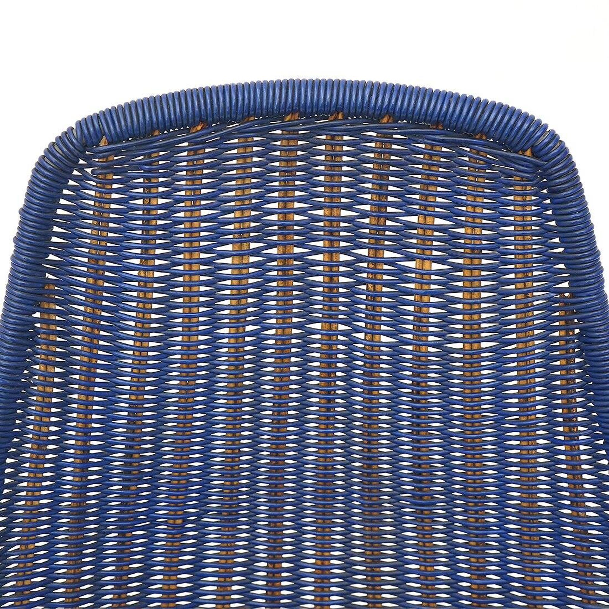 Vintage basket chairs by Gian Franco Legler, 1950s, set of 4.