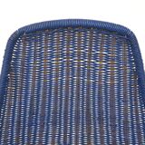 Vintage basket chairs by Gian Franco Legler, 1950s, set of 4.