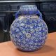 Large round vase in Quimper earthenware from the 1930s.