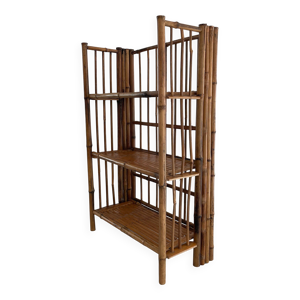 Etagère pliante en bambou,
