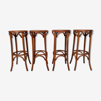 Set of 4 vintage bistro stools