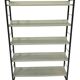 Etagère autoportante Tomado en métal et gris - Dutch Design 1960