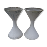 Pair of Anton Bee design diabolo planters, assisted by Guhl Willy