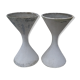 Pair of Anton Bee design diabolo planters, assisted by Guhl Willy