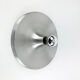 Space Age Flush Light Les Arcs Brushed Aluminum, 1960-70s