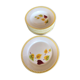 Digoin Alouette Plates