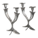 Pair of floral Art Nouveau candlesticks