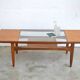 Table basse par G-plan plateau verre 136 cm