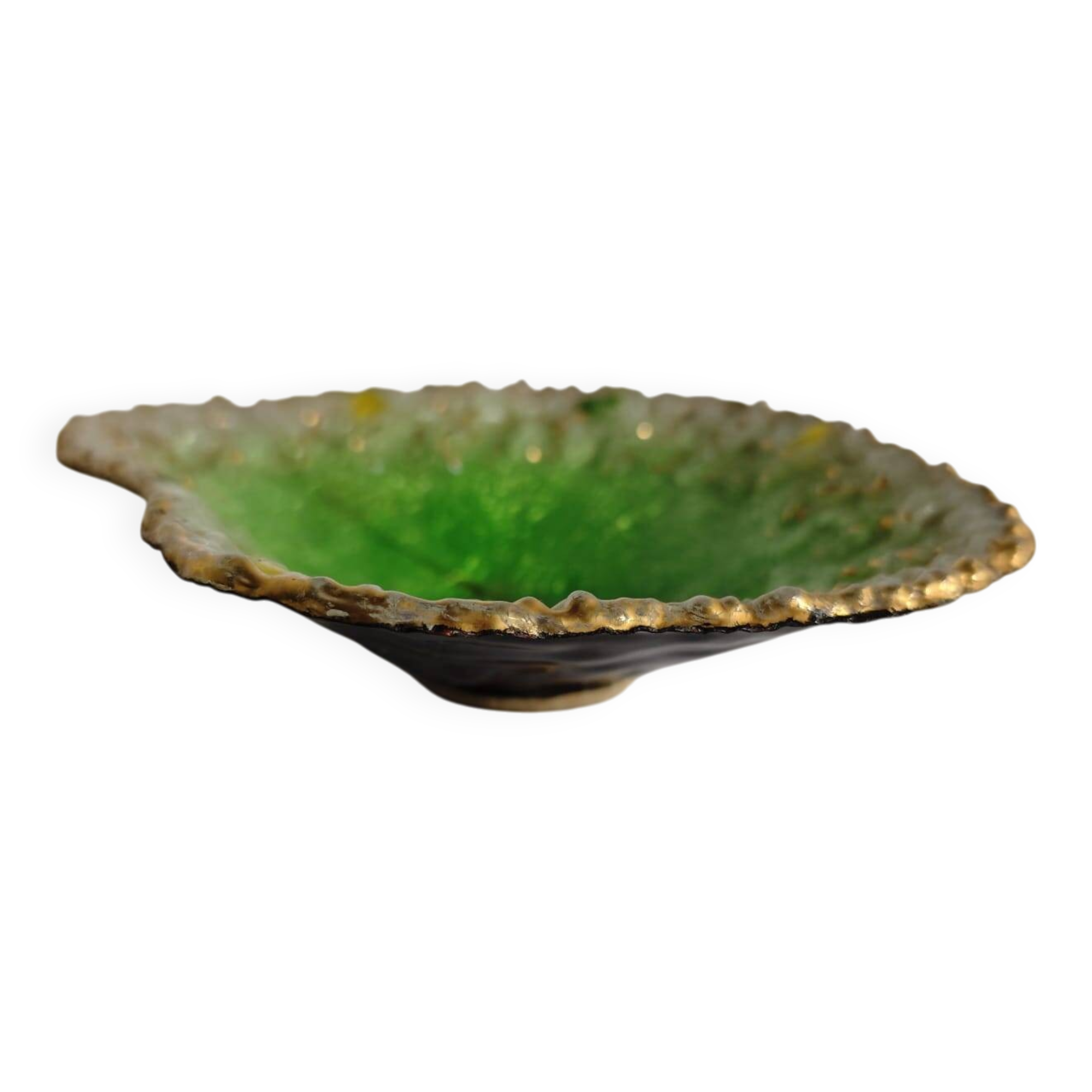 Enamelled bowl on silver