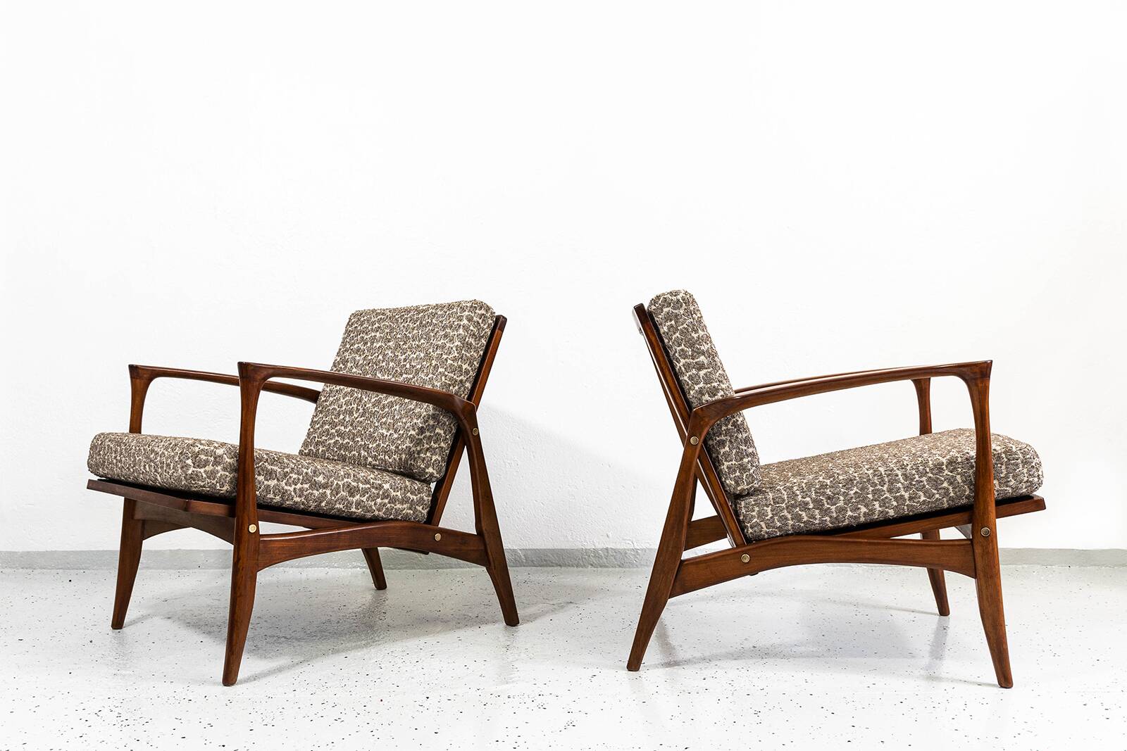 Mid Century Armchairs, Denmark, 60s, Set Of 2
