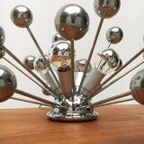 German atomic table lamp from the mid-century space age by Cosack.