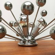 Lampe de table atomique allemande de l'âge spatial du milieu du siècle de Cosack