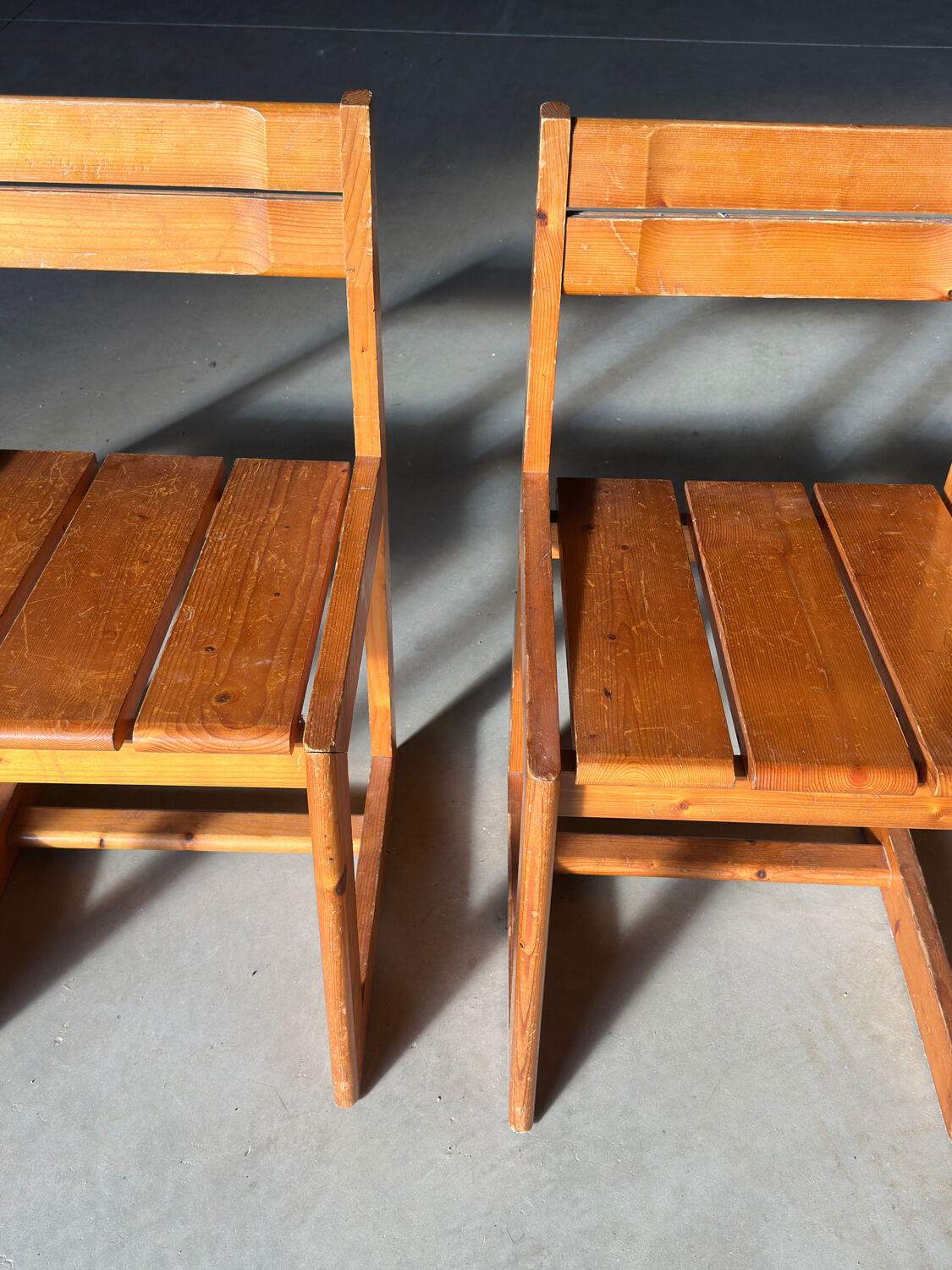 Solid pine chairs